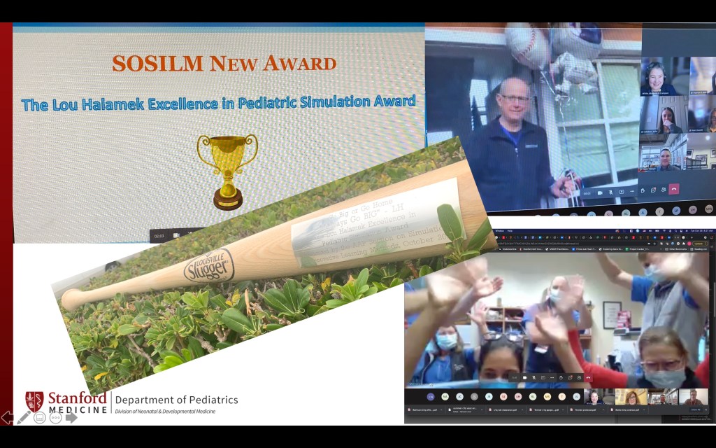 The Lou Halamek Pediatric Simulation Excellence&nbsp;Award